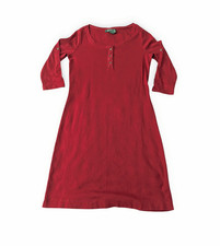 Lauren Ralph Lauren Jumper Dress Red Womens Size Medium M VGC Classic Designer