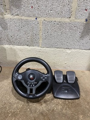 SUPER DRIVE Racing Wheel & Pedale Set USB Gaming PC Konsole