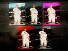 Albert Pujols 2024 Topps Stadium Club Black, Red, Pink Foil, Chrome & Base #261