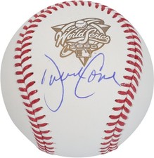David Cone New York Yankees Autographed 2000 World Series Logo Baseball