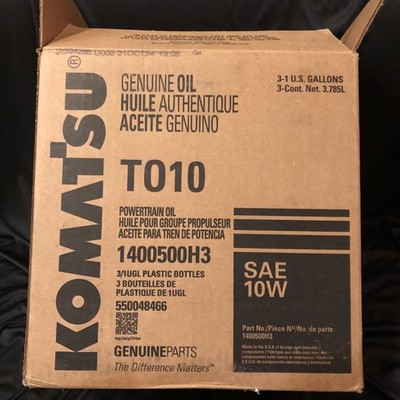 Genuine - Komatsu Powertrain / Drive Train Oil TO 10W-SAE10W - 3