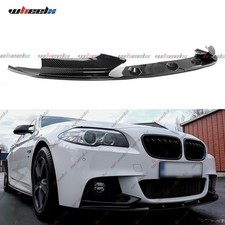 Carbon Look Front Bumper Lip Spoiler Splitter For Bmw F10 5 Series M Sport 11-16