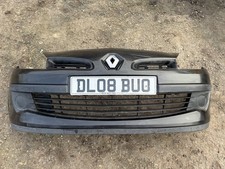Renault Clio 2007-2011 Front Bumper Complete With Grills In. Black