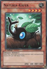 YuGiOh Naturia-Käfer HA02-DE001 Super Rare Good 1st