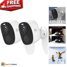 5G/2.4GHz Dual Band Security Cameras - Color Night Vision  Free Cloud Storage