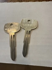 Lot Of 2: Cole Key Blank UNCUT MIT-1 X176 FITS MITSUBISHI