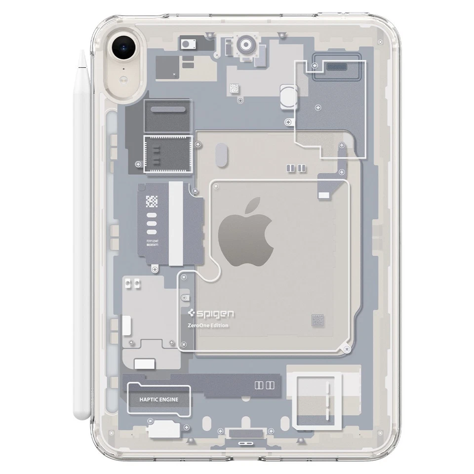 Для iPad Mini 6 / 7 (2024/2021) | Spigen Ultra гибридный Zero один белый чехол - Изображение 2 из 4
