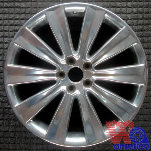 (Se envía hoy) Llanta Lincoln MKS MKX 20 2013-2016 DA5Z1007A pulida OE 3930 Foto 3 de 4