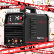 Flux Core MIG Welder,135A Gasless IGBT Inverter Welding Machine 110V