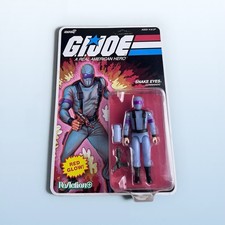 Super7 - G.I. Joe - ReAction Wv6 - Snake Eyes Red Glow Crystal Poison New T