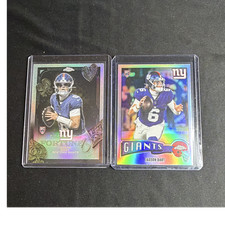 2025 Topps Chrome Jaxson Dart New York Giants RC Refractor Fortune 15 1975-25-2