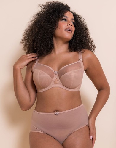 Curvy Kate Short Brief Victory Sheer Womens Ladies Knickers Latte Size 8-24 - Picture 5 of 5