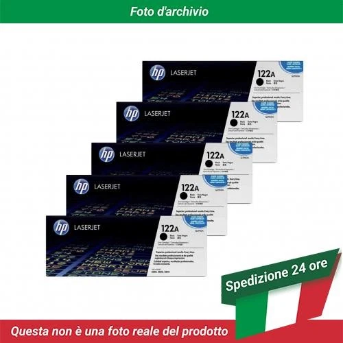Q3960A HP 122A Toner Black 5 Pack