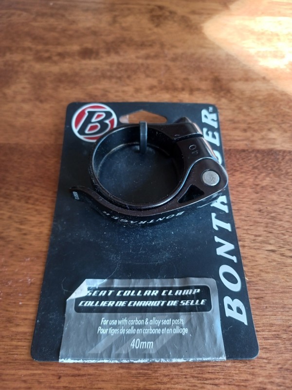 BONTRAGRR QUICK RELEASE SEATPOST CLAMP - 40mm - MOUNTAIN - ROAD BIKE - COLLAR