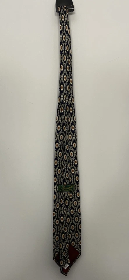 Corbata clásica vintage rara BARINDELLI BELLAGIO 100 % seda - Hecha en Italia - ¡Elegante! Foto 2 de 4