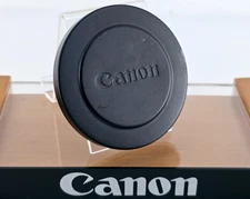 🌸[Near MINT] Canon 80mm Push On Black Metal Front Lens Cap Genuine From JAPAN