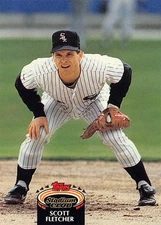 Scott Fletcher 1992 Stadium Club 116  Chicago White Sox  Baseball Card