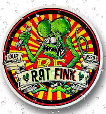 Rat Fink Ratrod Hot Rod Sticker Decal Rat Fink Ratrod Hot Rod Sticker Decal