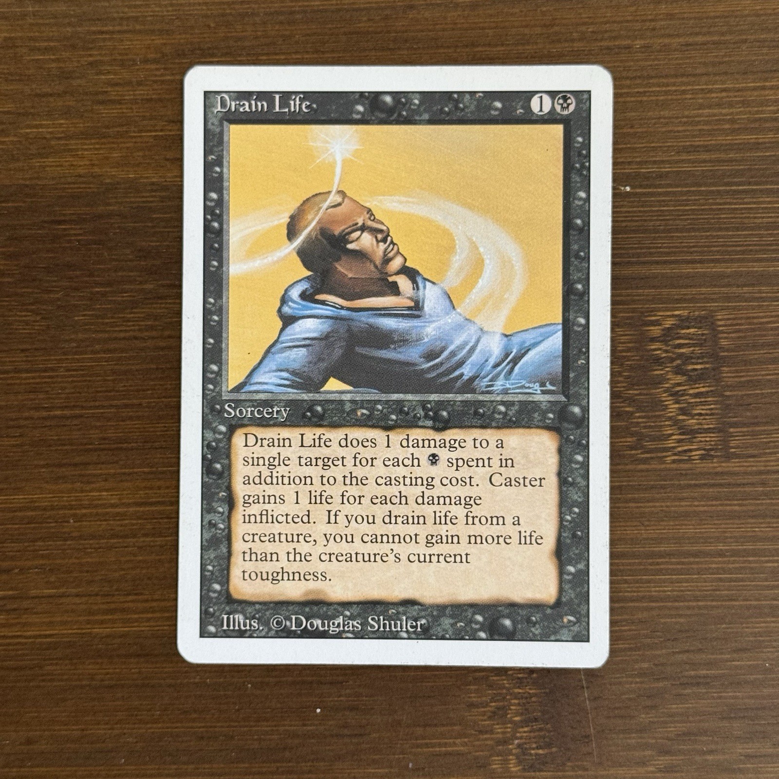 Drain Life LP/MP Revised Edition 1994 Magic The Gathering Card MTG TCG