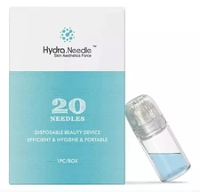 Hydra 20 Pins Derma Stamp With bottle Skin Therapy Auto Serum Infusion System