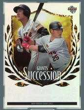 2021 BBM Yomiuri Giants Tatsunori Hara / Kazuma Okamoto Giants Succession Holo #