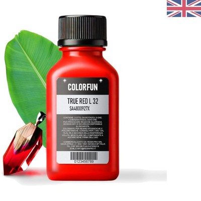 Vielseitiges 25ml Brilliant Red Flüssigpigment - ungiftig & wasserdicht zum Basteln