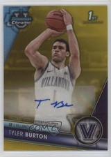 2023-24 Bowman U Chrome Prospect Yellow Refractor 9/75 Tyler Burton Auto j8o