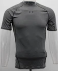 UNDER ARMOUR HEATGEAR SHORT SLEEVE COMPRESSION SHIRT NEW SZ LARGE DARK GREY