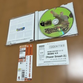 Dreamcast Power Smash 2 Sega Japan Import Used with Obi and Postcard