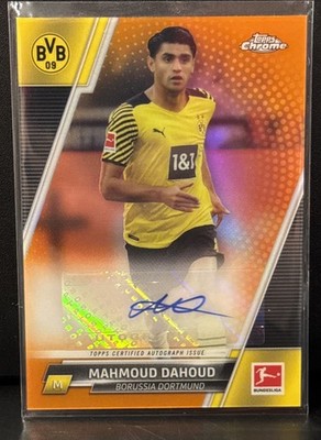 2021-22 Topps Chrome Bundesliga - Mahmoud Dahoud Auto Orange Refractor /25 