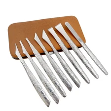 Leather Craft Knife 1 Set of 8 PCS Leather Cutting Tool Leather Craft Skiving...