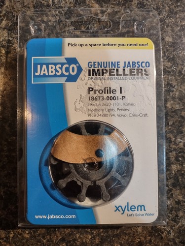 Roue Flexible (impeller) De Rechange Pour Pompe Jabsco - Réf. 18673-0001 - Néoprène Avec Insert Laiton