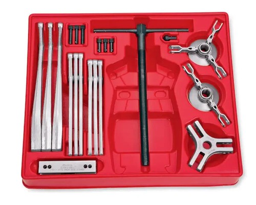 SNAP ON TOOLS USA CJ2004 Interchangeable Master Puller Set (Complete) NEW + - 第 6/6 張圖片