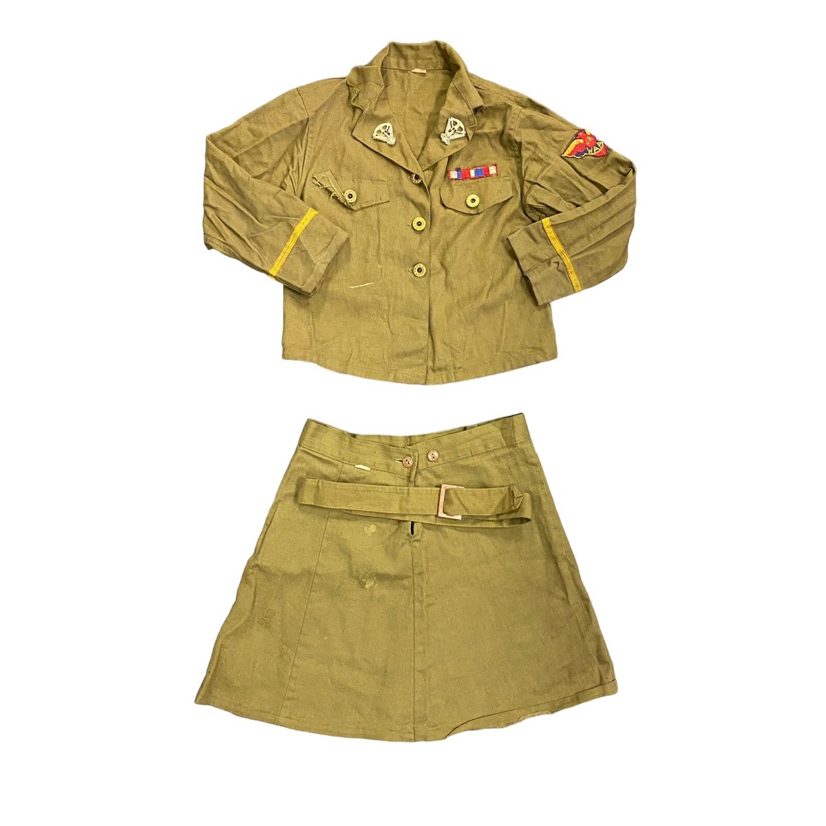 Ameri VINTAGE - Ameri VINTAGE☆SHEER LADY ARMY SH Vintage WWII JR WAAC US Women's Army Corps Military Uniform