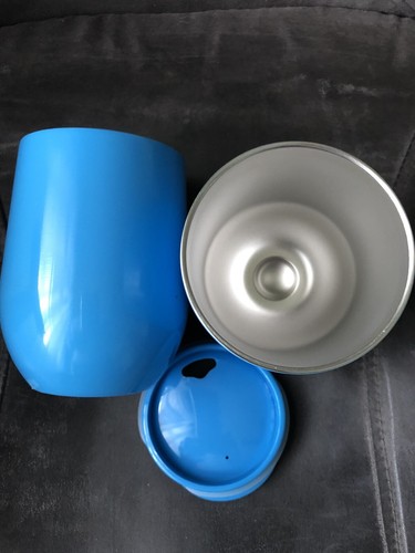 Trinkbecher Edelstahl stiellos Heißgetränke Thermobecher mit Deckel/12 Unzen 2 Tassen - Bild 5 von 5