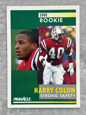1991 Pinnacle HARRY COLON NFL Football's Dirtiest Funniest Name Real Card #305