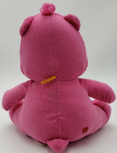 Classic Nanco Care Bears Pink Secret Bear 14" Plush Cuddly Stuff Doll - Picture 2 of 3