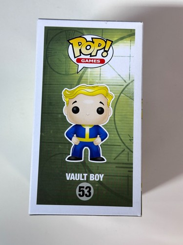 Funko Pop Vault Boy Hot Topic Glow in the Dark Exclusive 53 Fallout GITD W/Prot - Bild 4 von 5