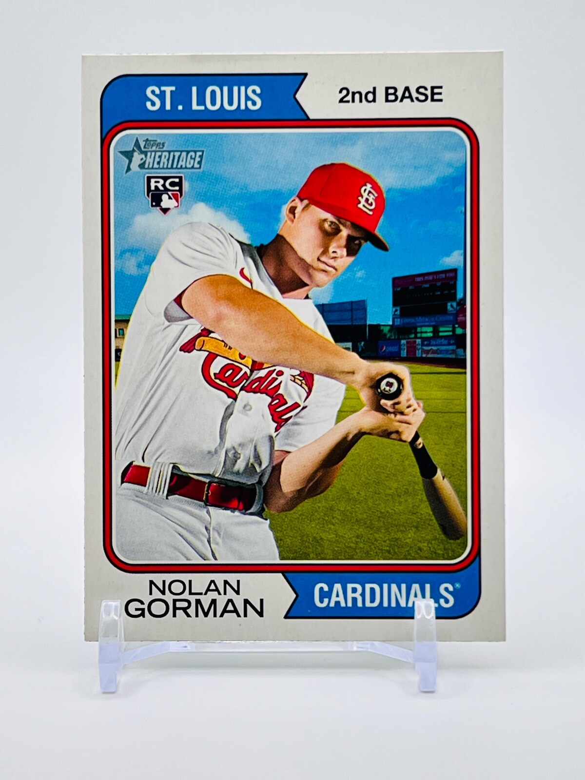 2023 Topps Heritage #19 Nolan Gorman RC