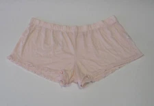 VICTORIA'S SECRET LIGHT PINK SLEEP SHORTS WITH RUFFLE Sz XL