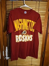 Vintage Washington Redskins Russell Athletic Tee T Shirt 90s 80s Made In USA L