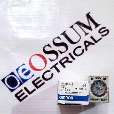 OMRON H3Y-4 ELEKTRONISCHER TIMER 10S TIMING SPANNUNG 24VDC KOSTENLOSER SCHNEL...