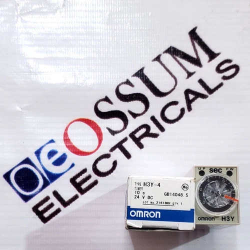 OMRON H3Y-4 ELECTRONIC TIMER 10S TIMING VOLTAGE 24VDC FREE FAST SHIPPING
