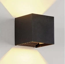 LANFU LED Aluminum Waterproof Wall Lamp, Waterproof Outdoor Light 6W 100-277V