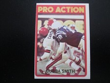 BUBBA SMITH 1972 TOPPS PRO ACTION FOOTBALL CARD # 127 EX