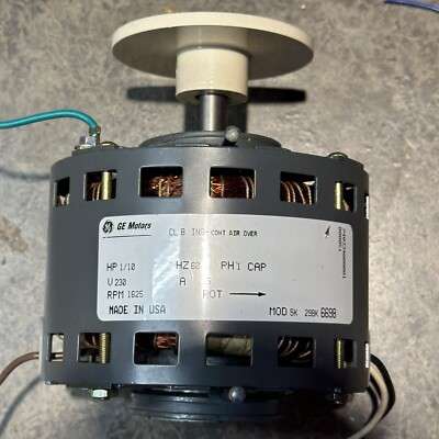 #ad #ad GE Electric Motor CL B INS Cont Air Over Mod 298K 6698 230 Volt 1625 RPM $79.80