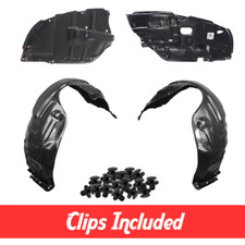Fender Liner Lower Engine Under Cover Set W Clips For 2002-2006 Lexus Es330