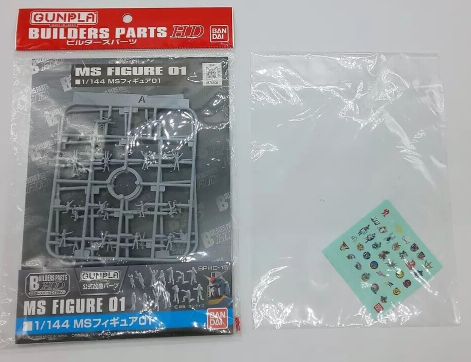 GUNPLA Builders Parts HD 1/144 MS Figure 01 + Space Century Special Mark Set