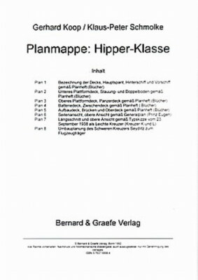 Planmappe Hipper-Klasse Blücher Hipper Prinz Eugen Schiff-Modellbau/Kreuzer/Plan