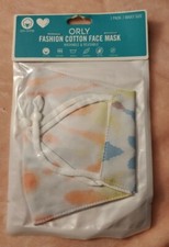 Orly Adult Fashion Cotton Adjustable Face Mask Washable multicolored